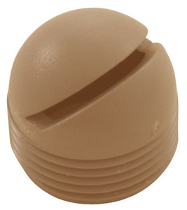 Custom Molded Products 25558-109-000 Aerator Slotted Abs 3/4" MIP Round - Tan