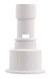 Custom 25580-200-030 2" Gunite Jet Body Wall Fitting- White