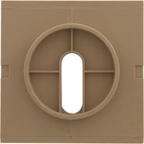 Custom Molded 25597-000-129 3.5" Square Deck Jet J-Style Cover 25597000129 - Tan