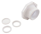 CMP 25609-300-000 White 1.5" Wall Slip Inlet Fitting with 0.75" Snap-In Eyes