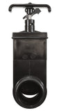 CMP 25856-154-000 Black-Colored 1.5 Inch MIP x Hose Adapter Locking Slice Valve