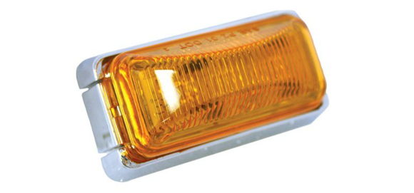 Blazer International CW1536A 2 in. Rectangle Sealed Running Board Light, Amber