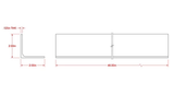 Hillman SteelWorks 11713 1/8 in. x 2 in. x 4 ft. Weldable Hot-Rolled Steel Angle - view 4