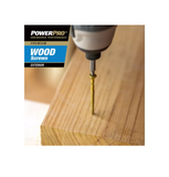 Hillman 48608 Power Pro Premium Exterior Wood Screws, #8 x 2 in., 5lb Box