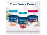 Blue Buffalo Tastefuls 803488 All Life Stages Wet Cat Food Variety pk., 3 oz., 12 Cans