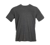 Blue Mountain YMK-1041 Men's Crew Neck Short-Sleeve T-Shirt, Charcoal Grey, M