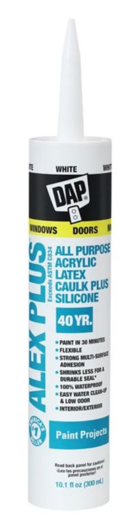 Dap 18152 Alex Plus Acrylic Latex Caulk All Purpose Strong MultiSurface Adhesion