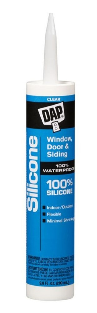 Dap 8641 9.8 oz. Window and Door Silicone, Clear