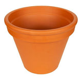 Border Concepts 800119 Frost-Resistant Terra Cotta Red Planter Pot, 12 in.