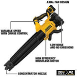 DeWALT DCBL722P1 20V MAX Brushless Handheld Blower with 5Ah Battery and Charger