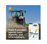 Shell Rotella 550045127 15W-40 T4 SAE Triple Protection Motor Oil, 2.5 gal