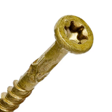 Hillman 48600 Power Pro Premium Exterior Bronze Wood Screws 9 x 3", 74-Pcs