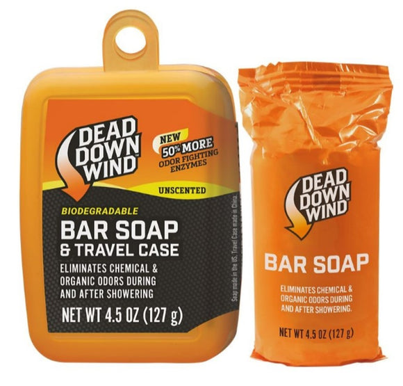 Dead Down Wind 120022 Bar Soap Plus Travel Case, Orange, 4.5 oz.