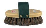 Decker 93 Pro-Body Equine Brush with Large Handle nd Hunter Green Strap
