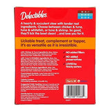 Delectables 3270015468 Lickable Stew Variety Pack 12 Pouch 16.8 oz. Cat Treat