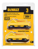 DeWALT DCB230-2 20-volt/3-amp hour Batteries 2 Pack for All 20V Max Power Tools