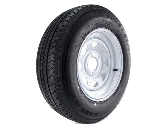 Kenda DM205R5C-5CTCS 205/75R-15 5 on 4.5 Karrier Radial Trailer Tire and 5-Hole