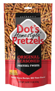 Dot's Pretzels 51610 Homestyle Pretzels Original Seasoned 16 oz.
