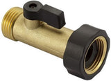 GroundWork DRG2021113 Long Neck Brass Shutoff 3/4 Inch