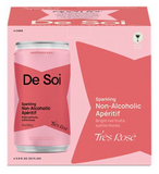 Non-Alcoholic Sparkling Aperitif - Tres Rose (4 Cans, 8 Fl Oz. Each)