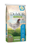 DuMOR 4BM0651C Livestock Supplies Organic 16% Egg Layer Crumbled Chicken Feed, 40 lb. Bag