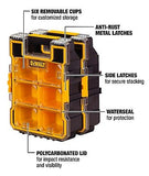 DeWALT DWST14735 Polycarbonate 13.5" x 4.4" x 4.4" Mid-Size Pro Organizer
