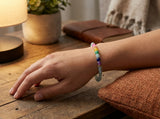 7 Chakra Gemstone Bracelet Handmade Rainbow Beaded Crystal Jewelry Natural Stone Boho Style Yoga Gift Minimalist