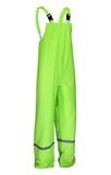 Blue Mountain Unisex Polyester Hi Vis Green Rainsuit Jacket and Bib Set, Medium