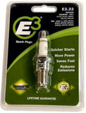 E3 E3.22 Lawn and Garden Universal Spark Plugs 3/16 Inch Metal