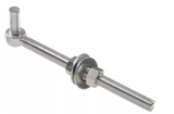Hardware Essentials 852536 Gate Bolt Hook, Zinc, 3/4 in. x 10 in.