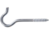 Hardware Essentials 321226 Round Ceiling Type Screw Hook Zinc Plated