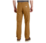 Carhartt 103279-GVL Men's Rugged Flex Duck Dungaree Pants,Carhartt Brown, S36X34