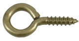 Hardware Essentials 322626 Large Gold Fg Screw Eye Bolt, 0.263"x2-5/8", 1-Pc