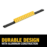 DeWALT DWMT75262OSP 1/2" Drive x 14" Aluminum Socket Rail with 12 Sliding Clips