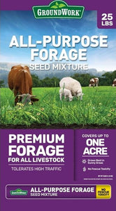 GroundWork 3149 All-Purpose Forage Premium Grass Seed Mixture - 25 lbs