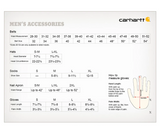 Carhartt A000556120109 Men's Leather Roller Belt, Brown, Size 36