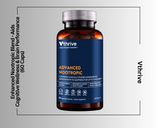 Enhanced Nootropic Blend - Aids Cognitive Wellness & Brain Performance (60 Caps)
