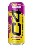 C4 Performance Energy Drink - Popsicle Grape (16 Fl Oz. / 12 Cans)