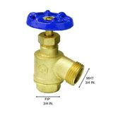 3/4 in. Brass FIP x MHT Garden Valve