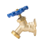 1/2 in. x 3/4 in. FIP x MHT Brass Flanged Threaded Sillcock Valve