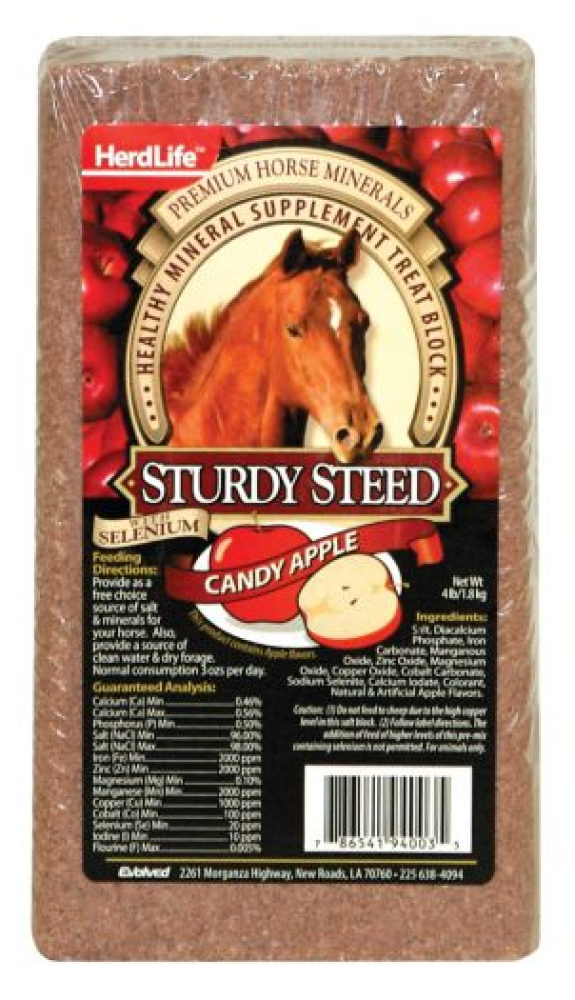 Evolved Habitats HRL94003 Herdlife Sturdy Steed Candy Apple Horse Treats