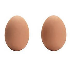 Producer's Pride EX0321A Chickens Ceramic Brown Eggs, 2-Pack