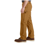 Carhartt 103279-GVL Men's Rugged Flex Duck Dungaree Pants,Carhartt Brown, S36X32