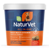 NaturVet All-In-One Veterinarian formulated Complete Health Solution for Dogs, 60 Chews