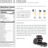 Zero Carb 100% Whey Protein Isolate - Cookies & Cream (2.73 Lbs. / 40 Servings) - view 4