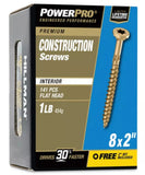 Hillman 48581 Flat Head Star All-Purpose Interior Wood Screw #8 x 2 in. - 1 lb.