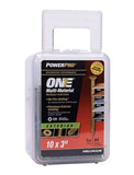 Hillman 116847 Power Pro One Bronze Multi-Material Screws #10 x 3", 64-Pack
