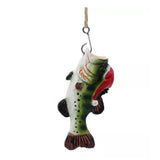 Red Shed 26F04715YE Bass Fish Holiday Christmas Tree Ornament 3.7 in.