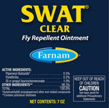 Farnam 100532426 Swat Clear Horse Fly Repellent Ointment for Horse and Dog- 7 oz