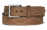 Blue Mountain 2771-200 Men's Leather Crazy Horse Belt, Tan, Large